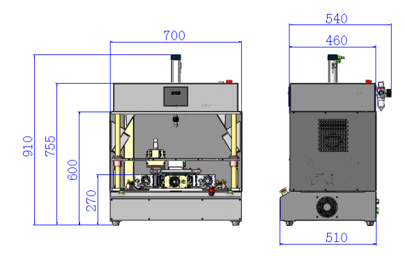 水箱压和固化机尺寸