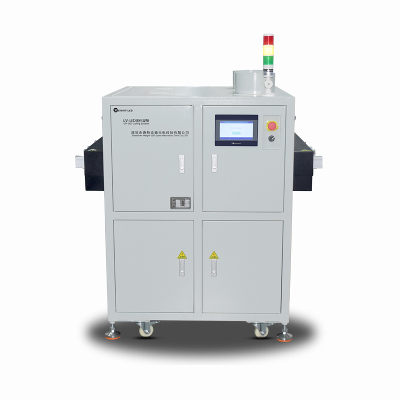 What is the principle of dual curing with uvled curing machines